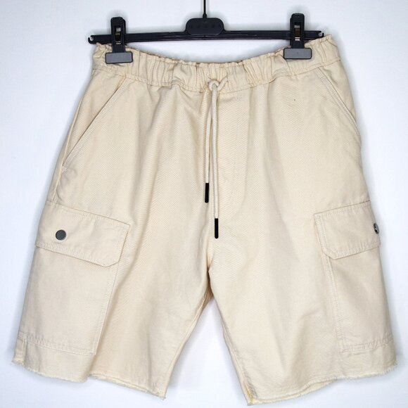BNWT SS25 OAS ECRU MITTY CANVAS SHORTS M - Picture 2 of 12